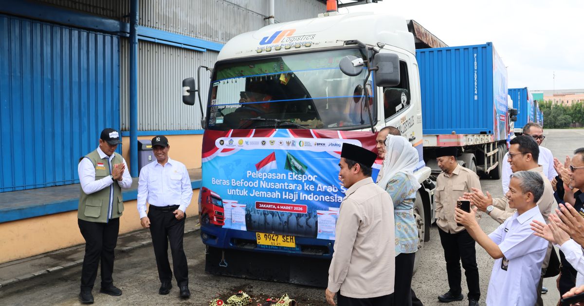 Swasembada Pangan Indonesia Naik Kelas: 2.280 Ton Beras Premium Mulai Dikirim ke Tanah Suci