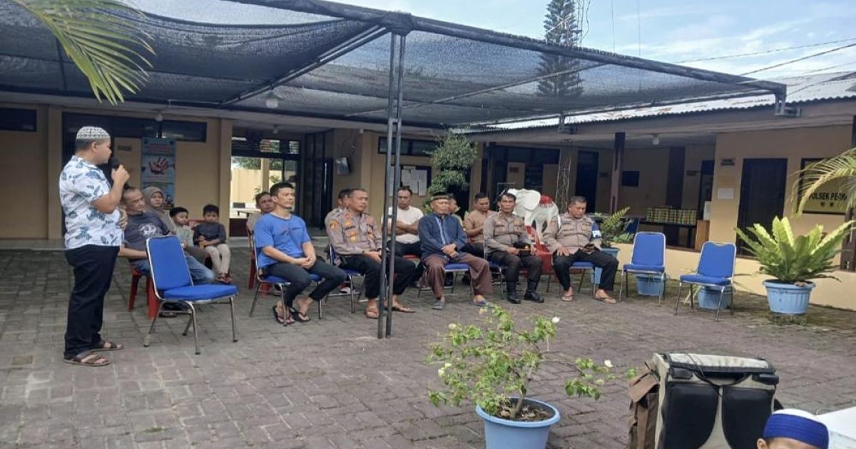 Ramadan Penuh Berkah, Polsek Perbaungan Santuni Anak Yatim dan Gelar Buka Puasa Bersama