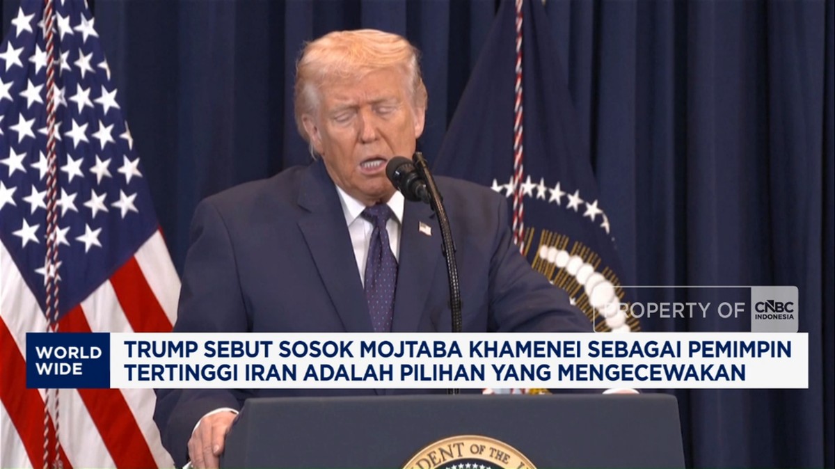 Trump Ungkap Kekecewaan Mendalam Terhadap Figur Pimpinan Tertinggi Iran yang Baru