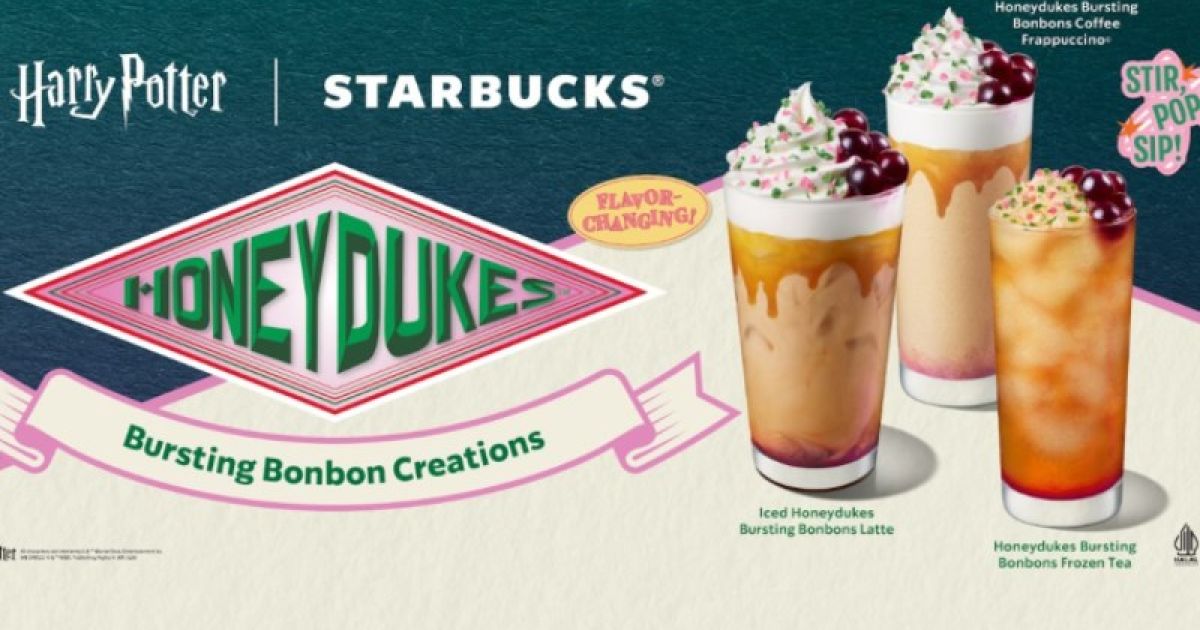 Starbucks dan Warner Bros. Discovery Global Consumer Products hadirkan dunia Harry Potter yang dicintai ke gerai kopi Starbucks di Indonesia. foto: Starbucks Indonesia