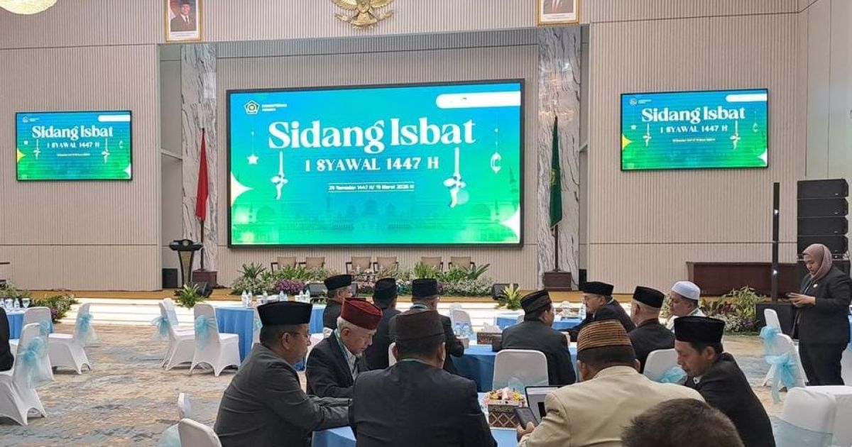 Tok! Hasil Sidang Isbat: Idulfitri 2026 Jatuh pada Sabtu, 21 Maret