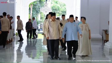Momen Hangat di Istana: SBY dan Seluruh Keluarga Besar Melakukan Silaturahmi Idul Fitri dengan Presiden Prabowo