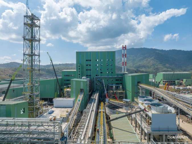 ILUSTRASI. Smelter tembaga Amman Mineral (Dok/AMMN)