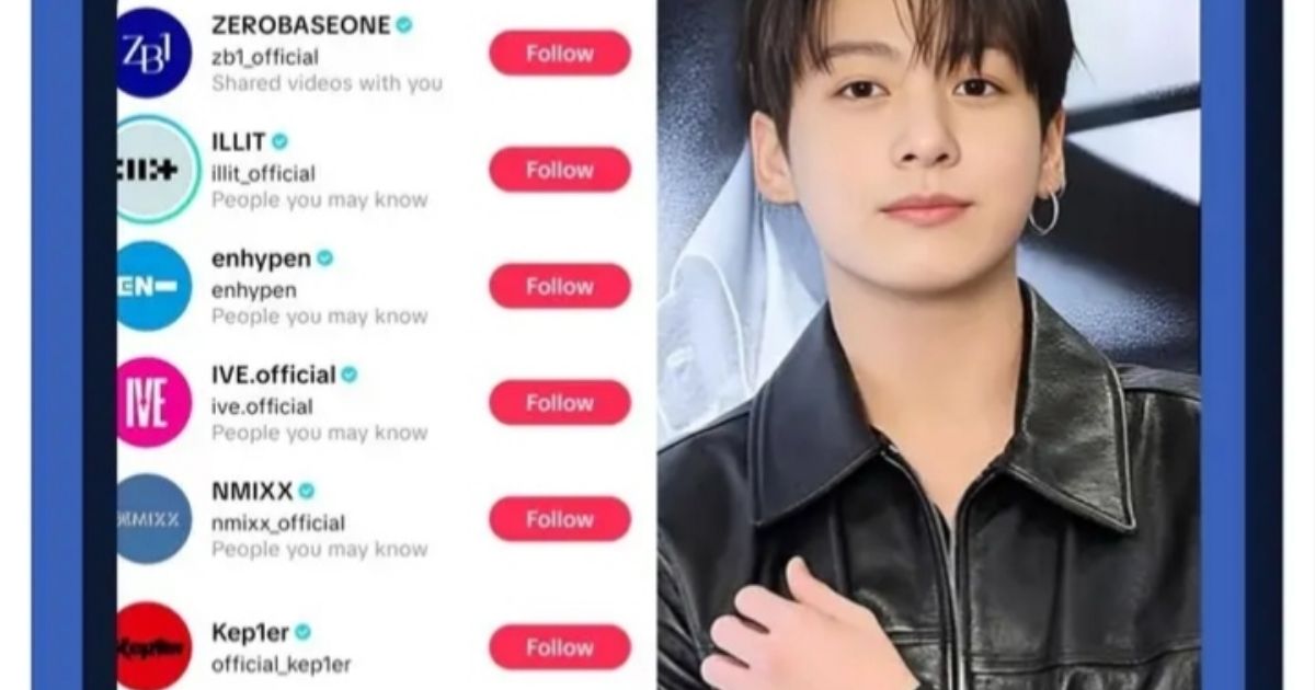 Jungkook BTS Bikin Heboh ARMY dengan Ikuti Banyak Akun Idol K-Pop di Akun TikTok Miliknya
