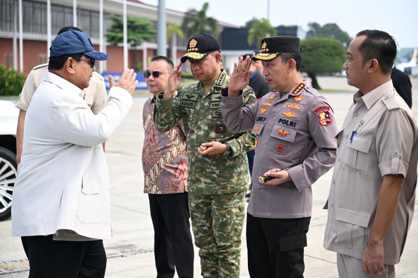 Presiden Prabowo Subianto bertolak menuju Jepang dalam rangka kunjungan resmi. Foto/BPMI Sekretariat Presiden