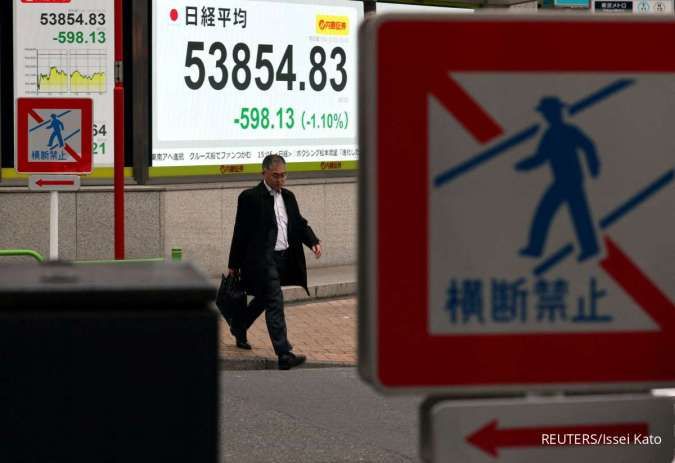 ILUSTRASI. Bursa Asia bergerak bervariasi pagi ini (2/4/2026), dipicu sentimen pidato Donald Trump