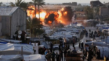 Serangan Israel hantam kamp pengungsi di Jalur Gaza (dok. REUTERS/Stringer)