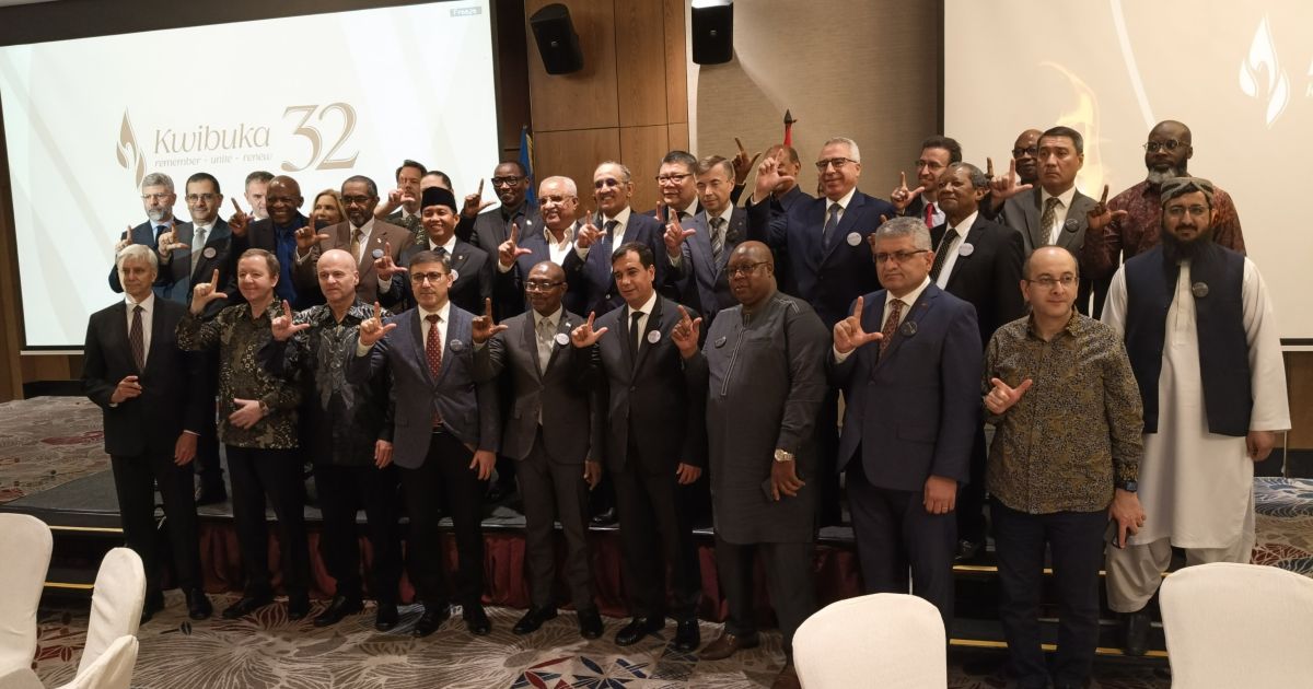 Kedutaan Besar Republik Rwanda di Jakarta menggelar peringatan Kwibuka 32 di Jakarta. (Infotren/Dan)